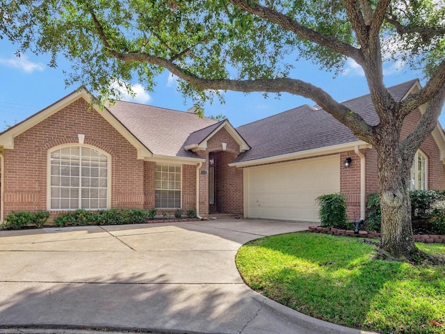 ranch-style house with a garage