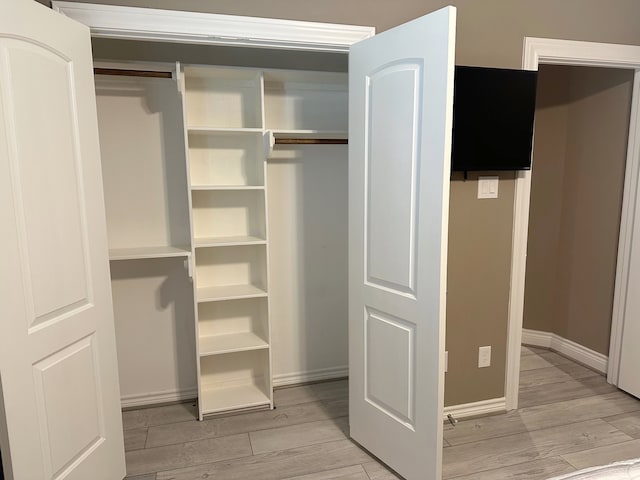 view of closet