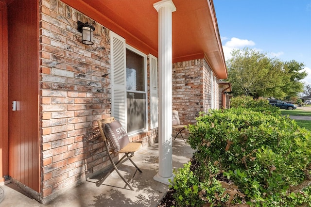 view of patio / terrace featuring a porch