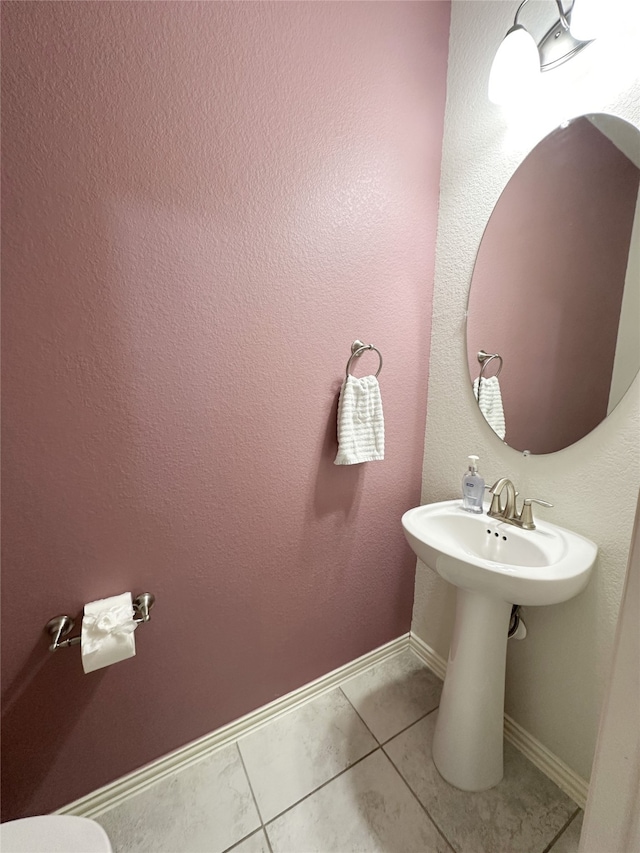 bathroom featuring tile patterned floors