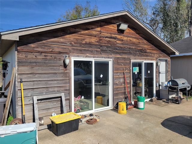 back of house featuring a patio