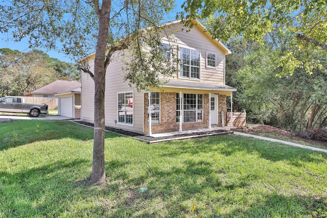 509 Spruce Dr, Conroe, TX 77302 - view of front of home featuring a front yard