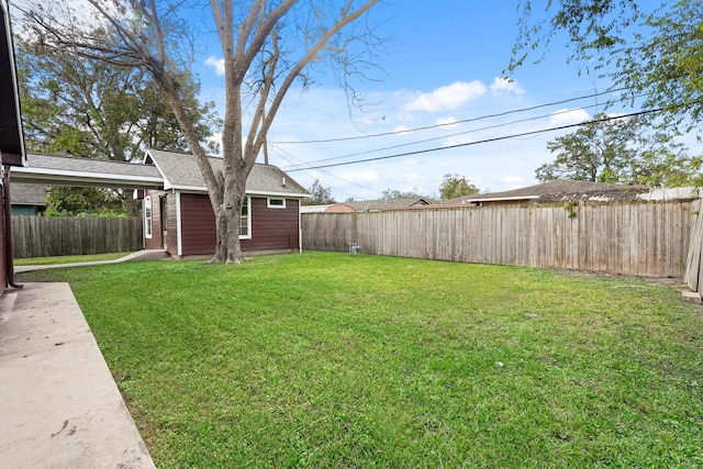 view of yard