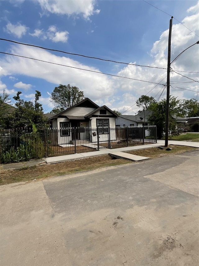 view of front of home