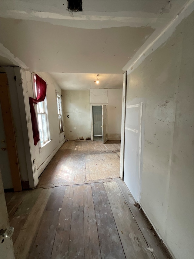 interior space featuring hardwood / wood-style flooring