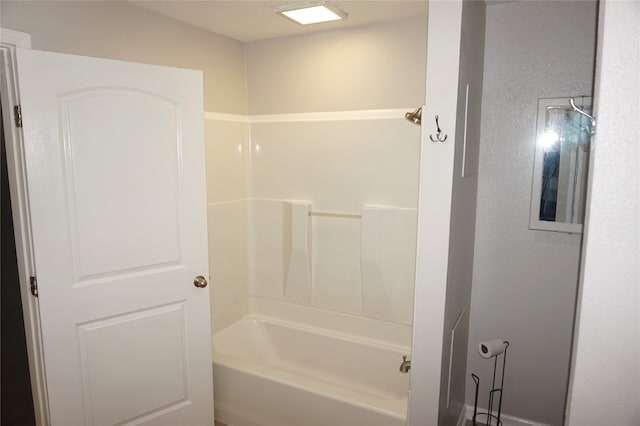 bathroom featuring tub / shower combination