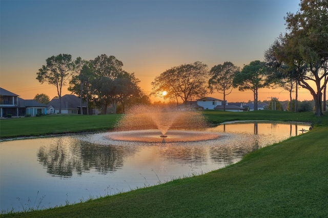 property view of water