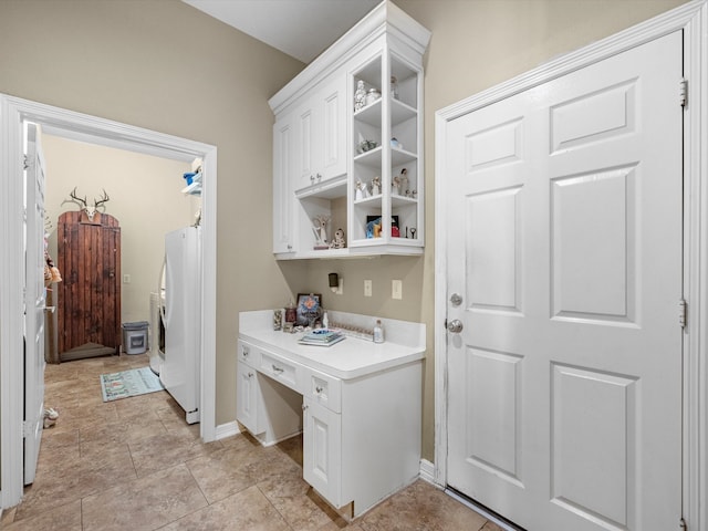 view of clothes washing area