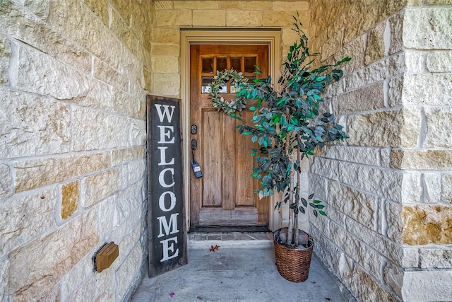 view of entrance to property