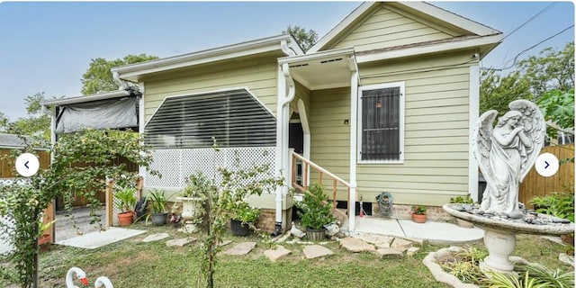 view of rear view of house