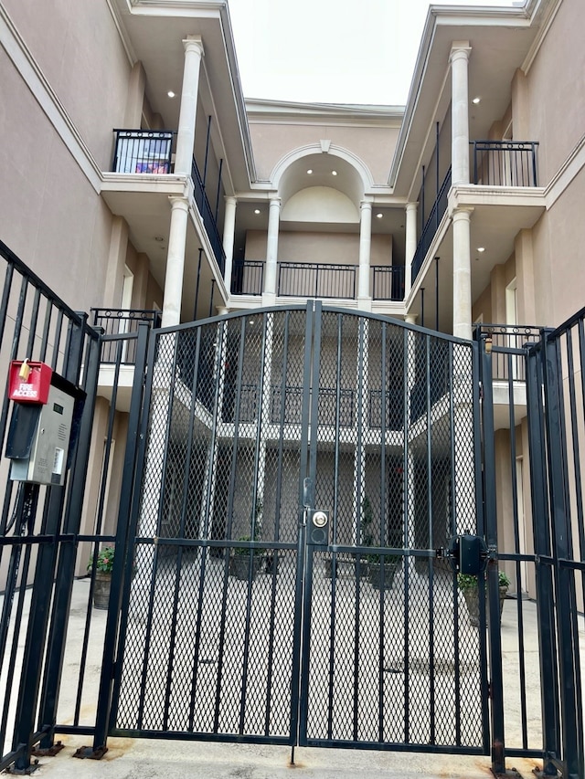 view of gate