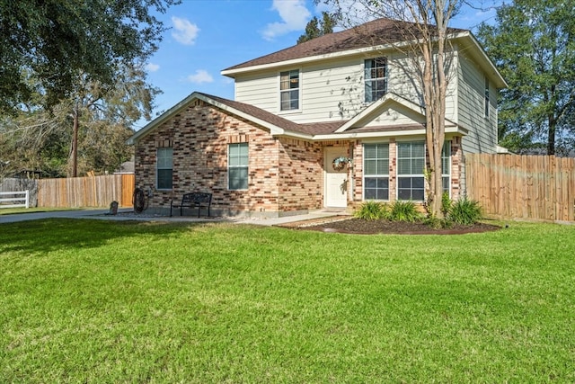 front of property featuring a front yard