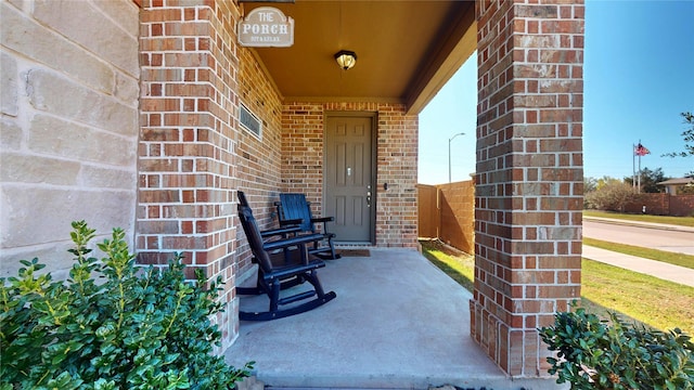 view of entrance to property