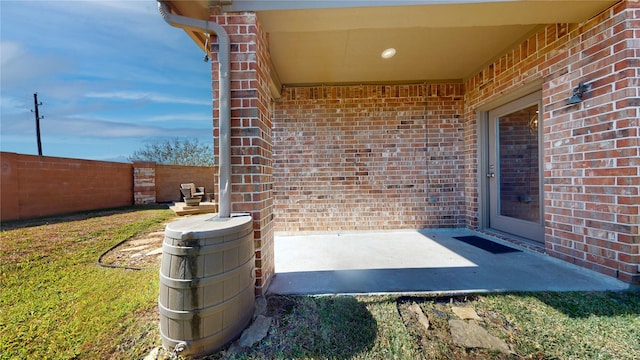 view of patio