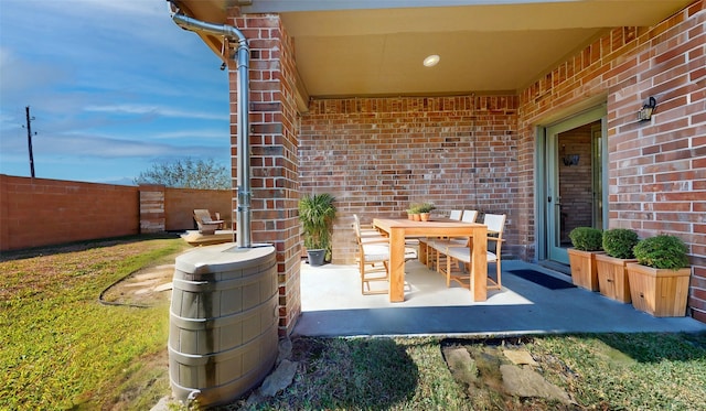 view of patio