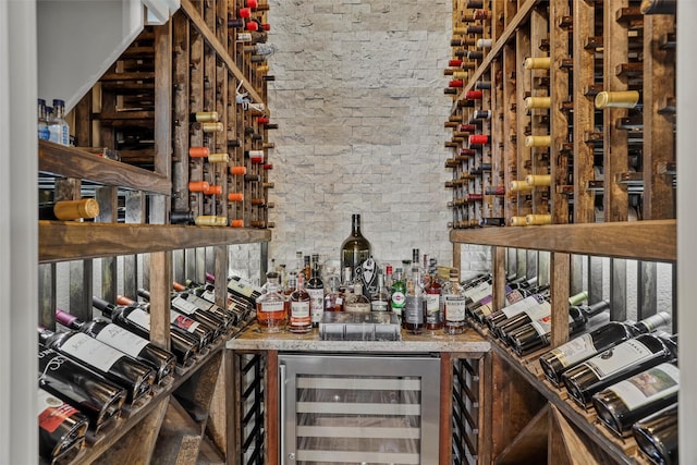 729 Pegasus Ln, League City, TX 77573 - wine area with beverage cooler
