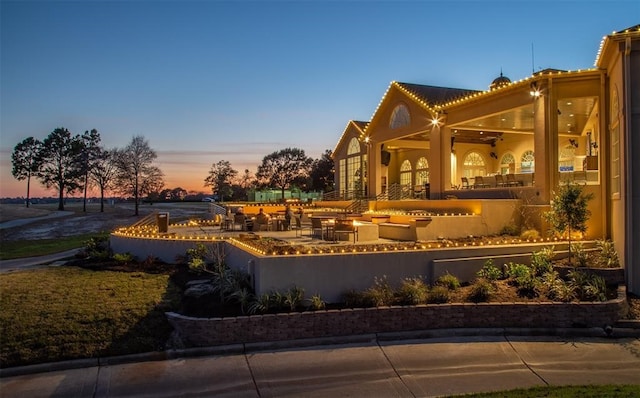 exterior space featuring a patio