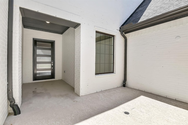 12926 Whitewater Way, Conroe, TX 77302 - view of exterior entry with a shingled roof