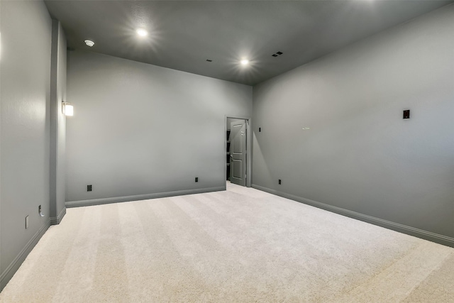 12926 Whitewater Way, Conroe, TX 77302 - spare room featuring carpet floors and recessed lighting
