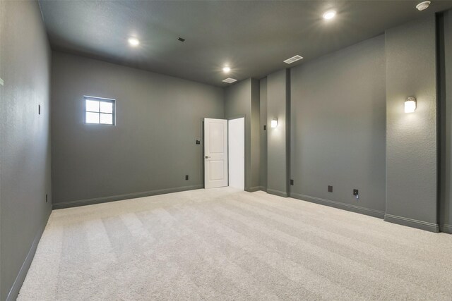 12926 Whitewater Way, Conroe, TX 77302 - empty room with carpet and recessed lighting