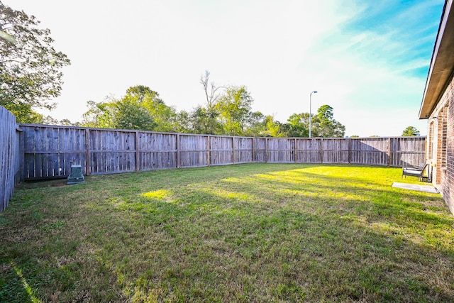 view of yard