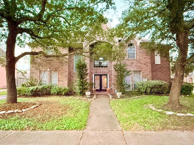 view of front of home with french doors