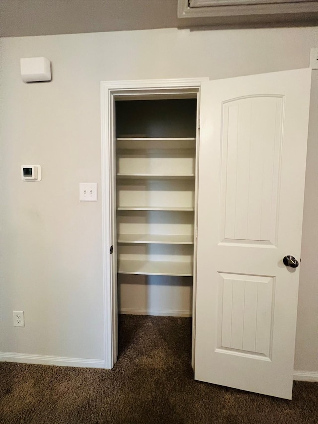 view of closet