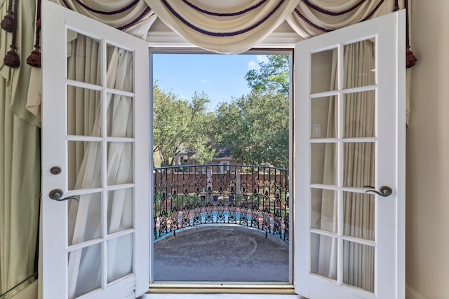 view of doorway