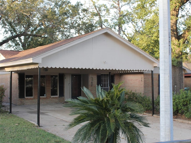 exterior space featuring a patio