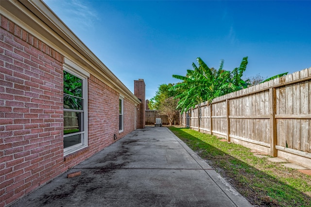 exterior space with a patio