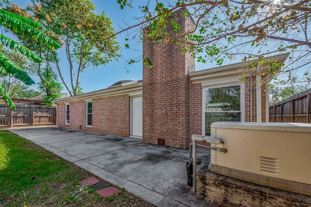 exterior space with a patio