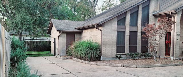 view of side of home