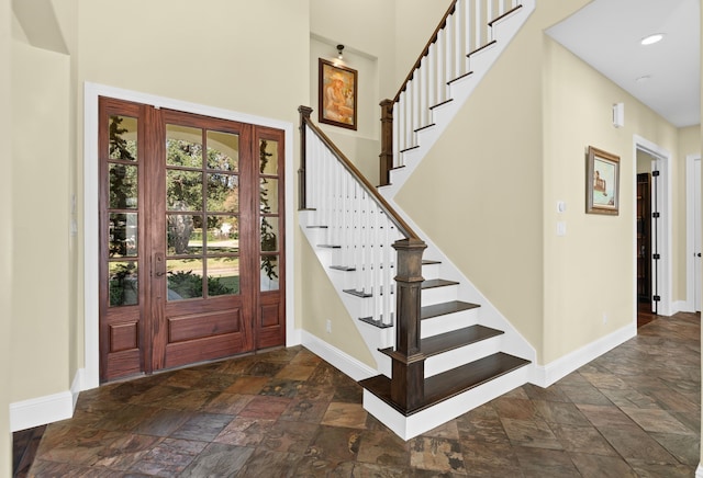 view of foyer entrance