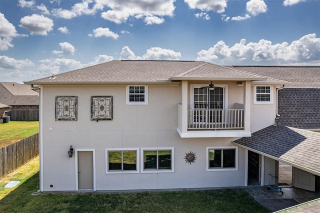 view of back of property