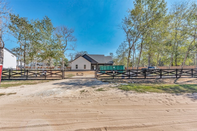 view of horse barn