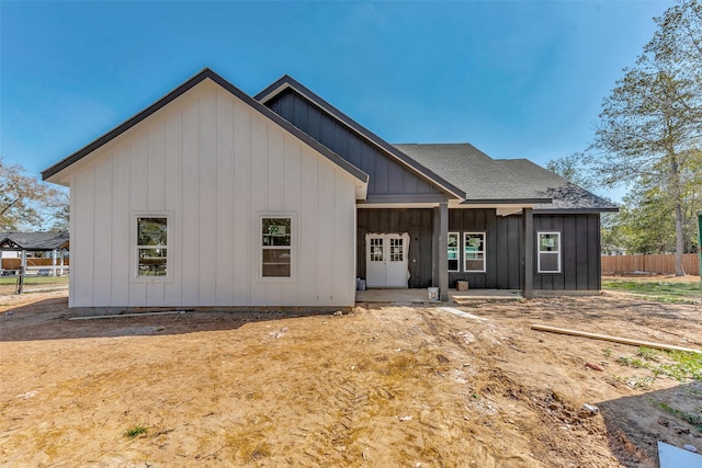 view of rear view of house