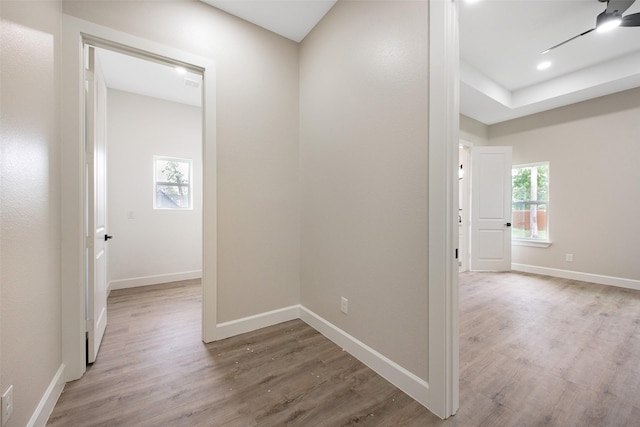 24601 Tipperary St, Hempstead, TX 77445 - hall with light wood-style floors and baseboards