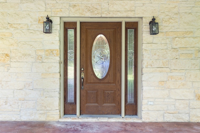 view of property entrance