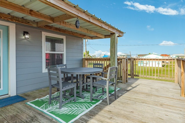 view of deck