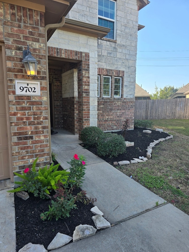 view of entrance to property