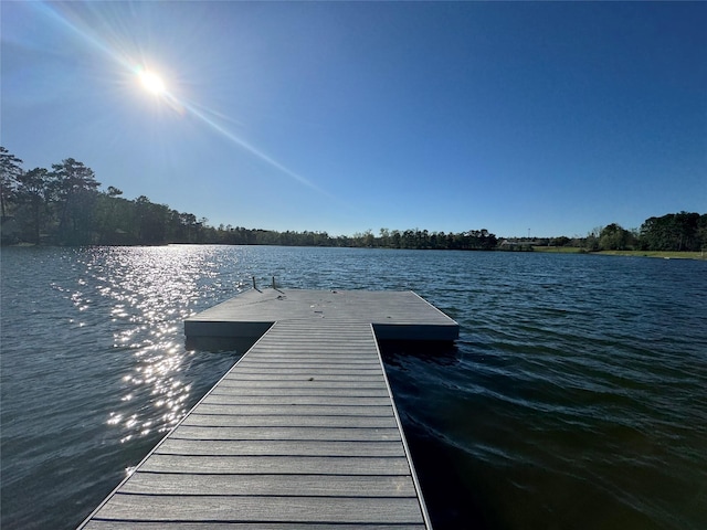 12466 Royal Lake Dr, Conroe, TX 77303 - dock area featuring a water view