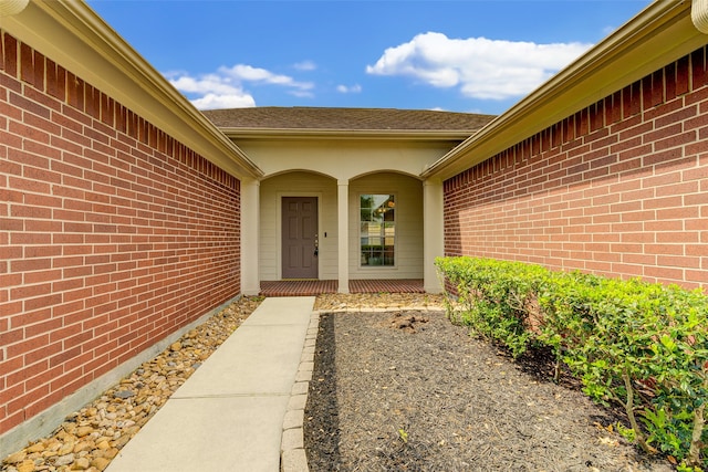 view of entrance to property