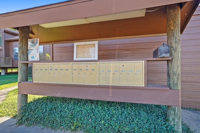 exterior space with mail boxes