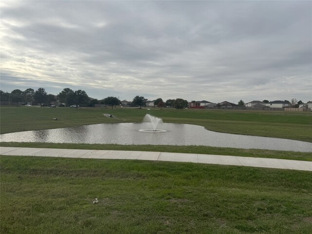 property view of water