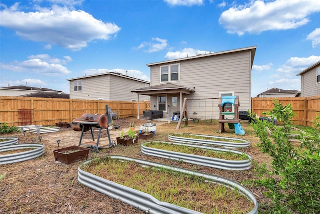 view of rear view of property