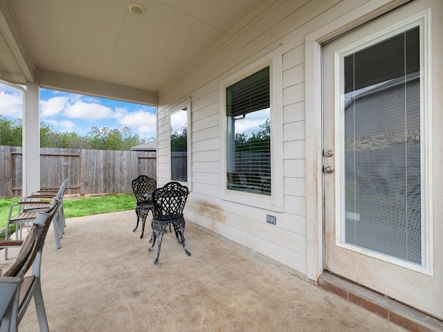 view of patio