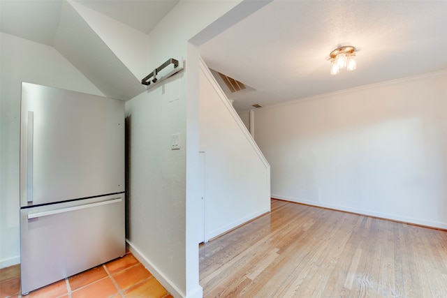 interior space featuring light wood-type flooring