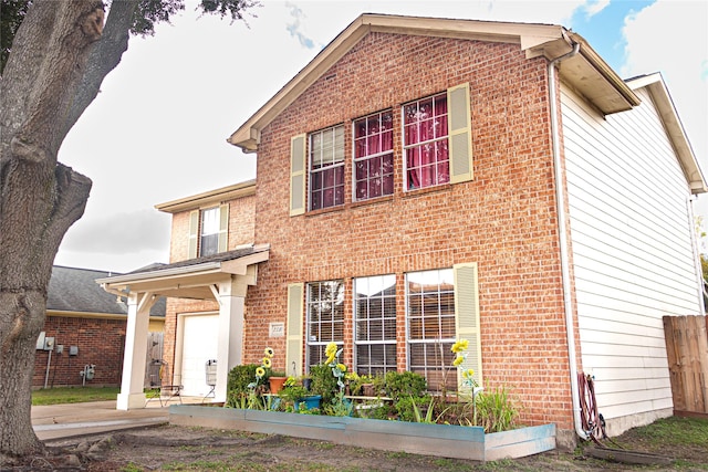 view of front of home