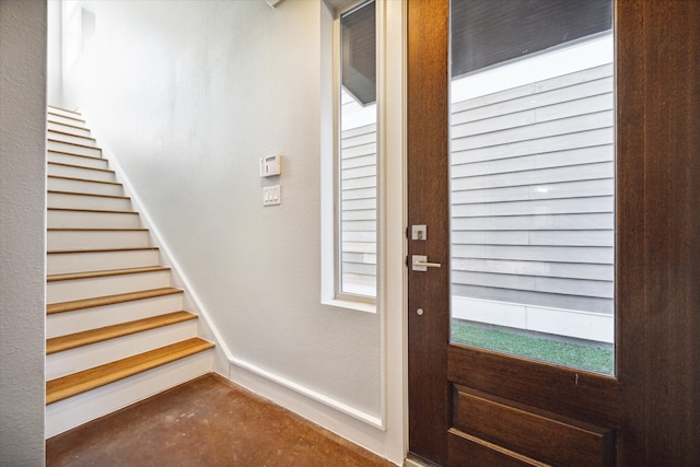 entryway featuring a healthy amount of sunlight