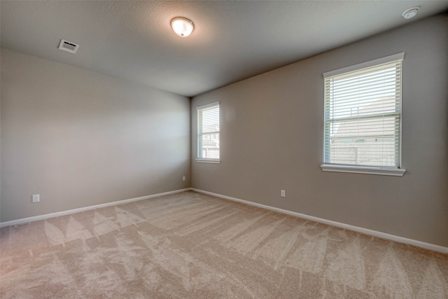 carpeted empty room with a healthy amount of sunlight